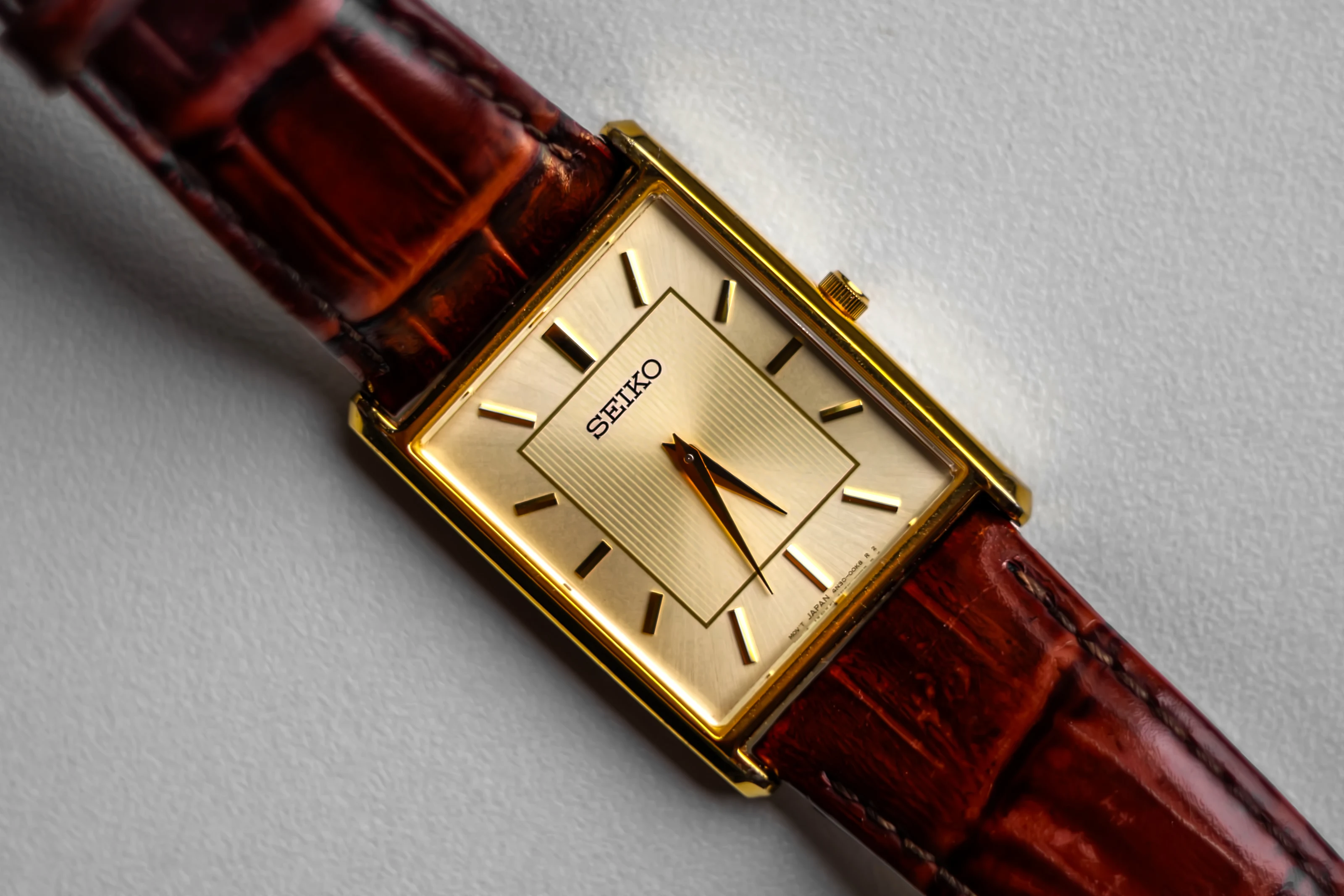 Seiko Vintage за сравнение преди и след denoise обработка след обработка